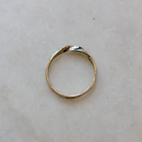2.4mm Narrow Twisted Ring – Written by Forest