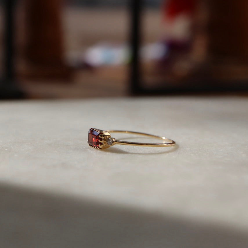 Garnet Treasure Ring