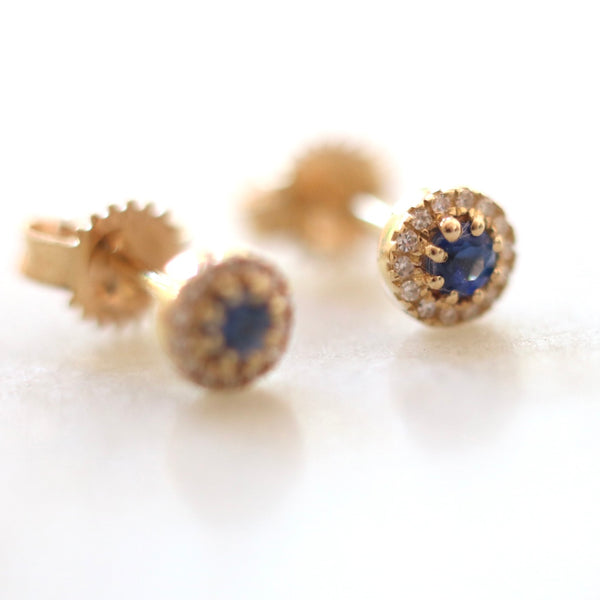 Taiyo Sapphire and Diamond Earring – Written by Forest