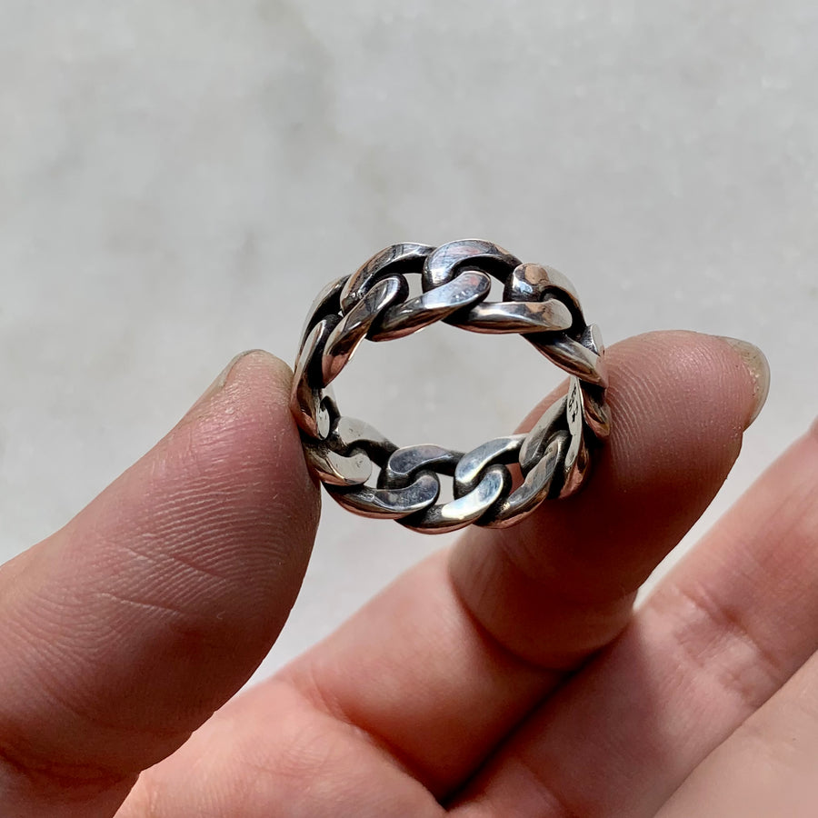 Wide Cuban Chain Ring