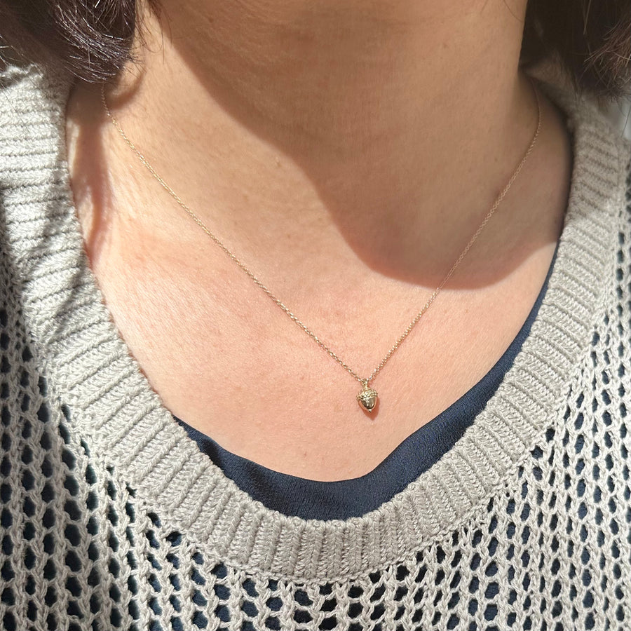 Gold Acorn Necklace