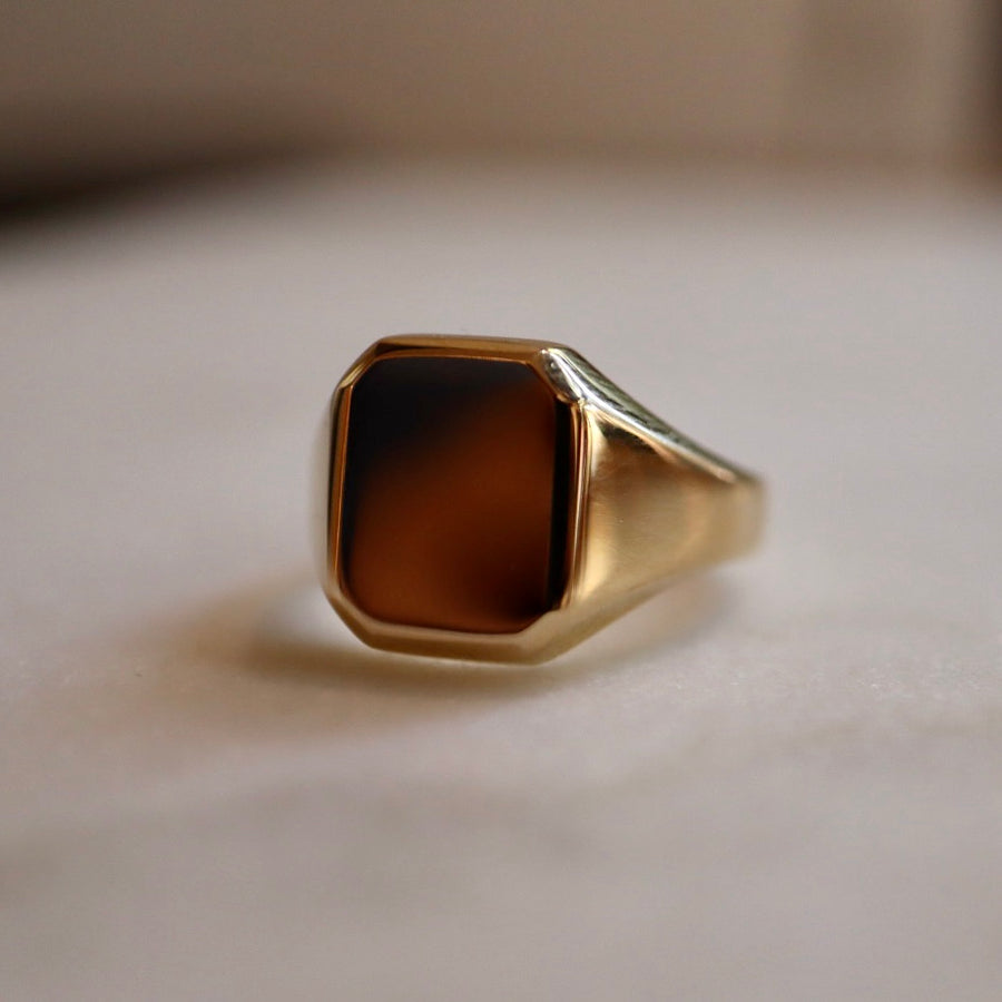 Yawa Rectangular Signet Ring