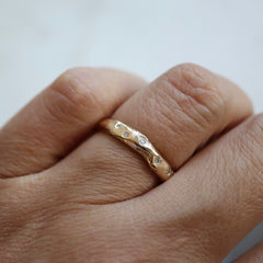 Diamond Contour Ring
