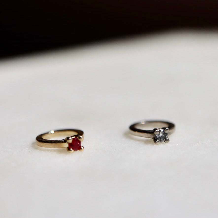 Mini Ring Charm (Ruby or Diamond)