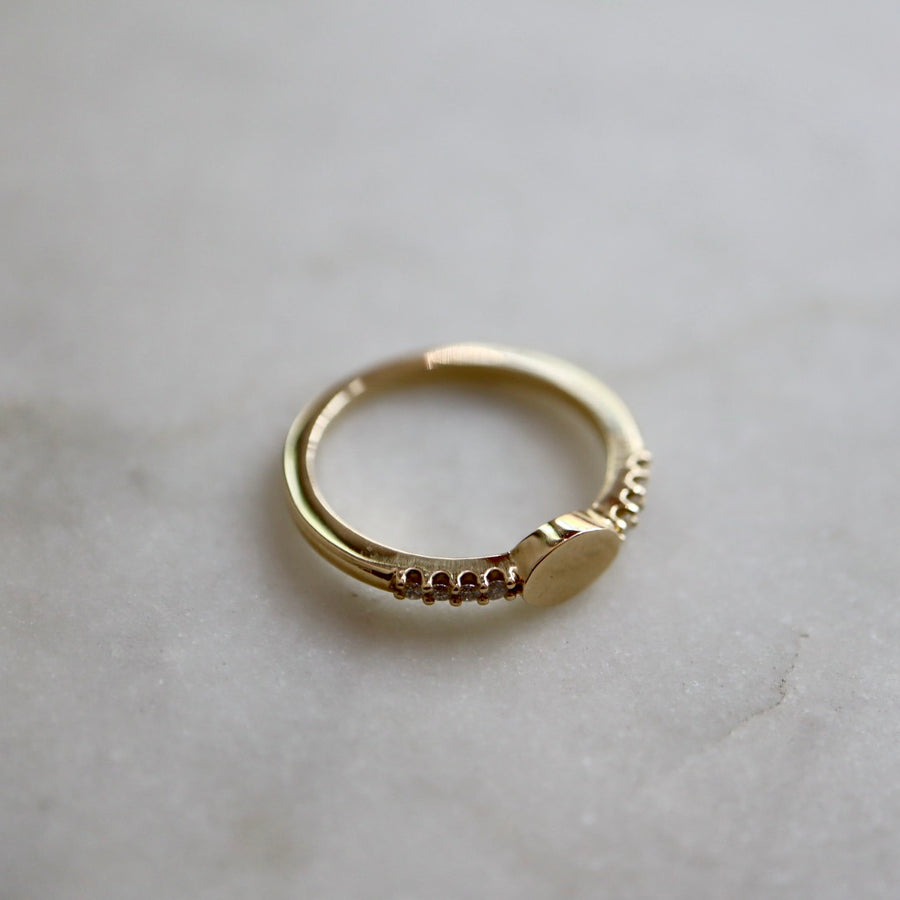 Diamond Signet Ring