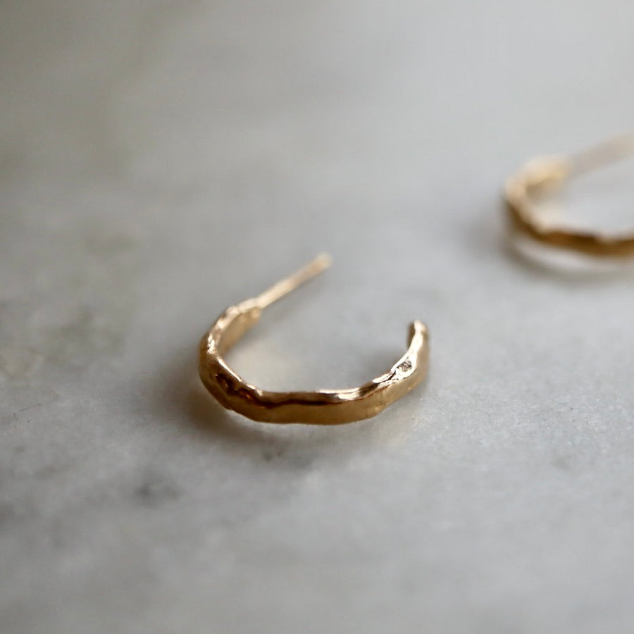 Contrail Hoop Earrings