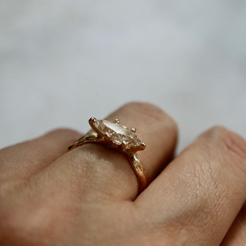 East West Marquise Diamond Ring