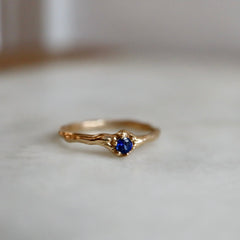 Sapphire Contrail Ring