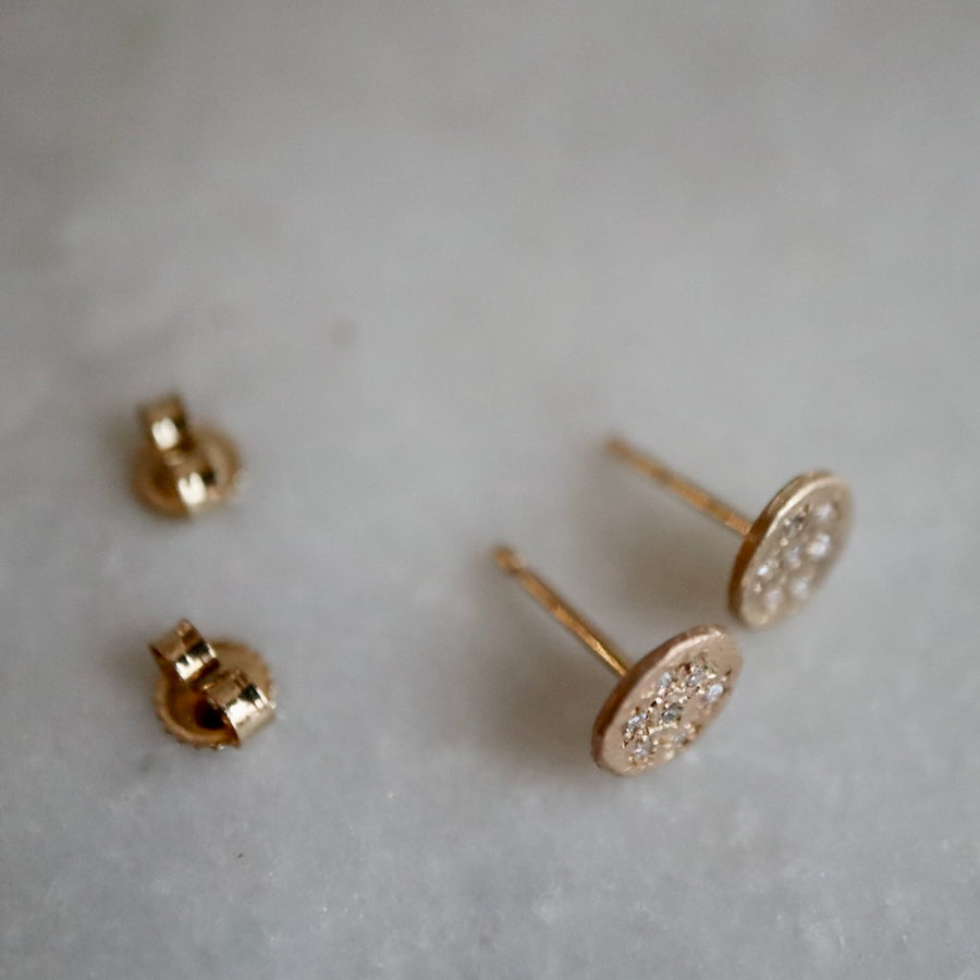 Gold Kyoto Diamond Earrings