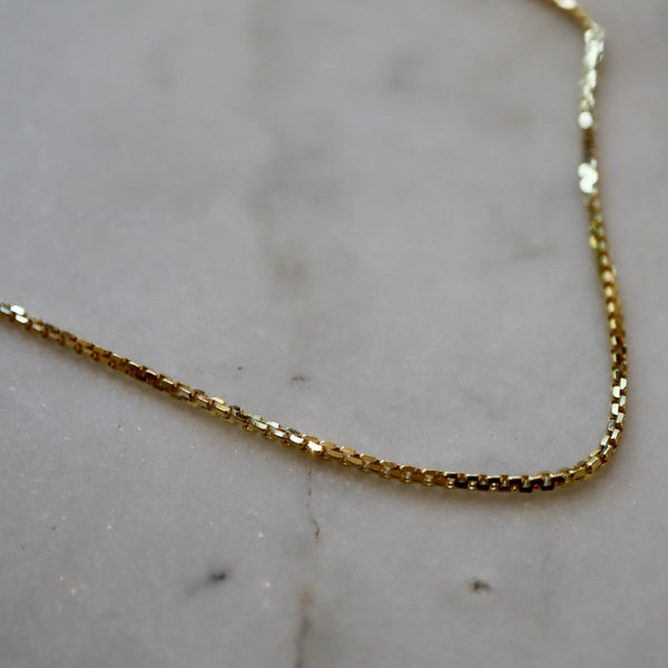 Smooth Round Chain Smooth Rounded Box Chain Necklace – Written by Forest