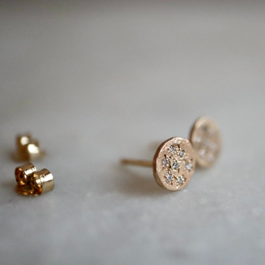 Gold Kyoto Diamond Earrings