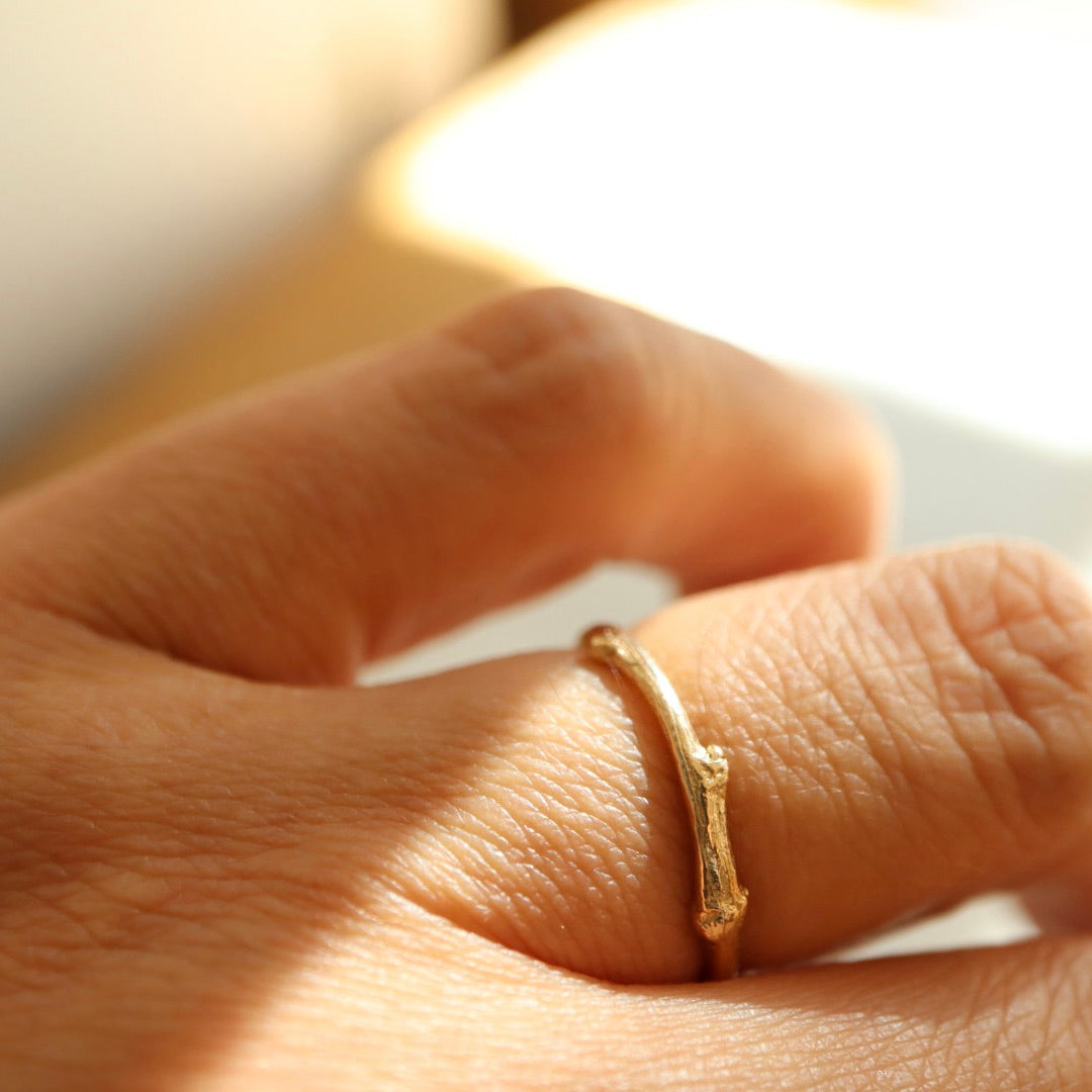 Golden Twig Ring – Written by Forest