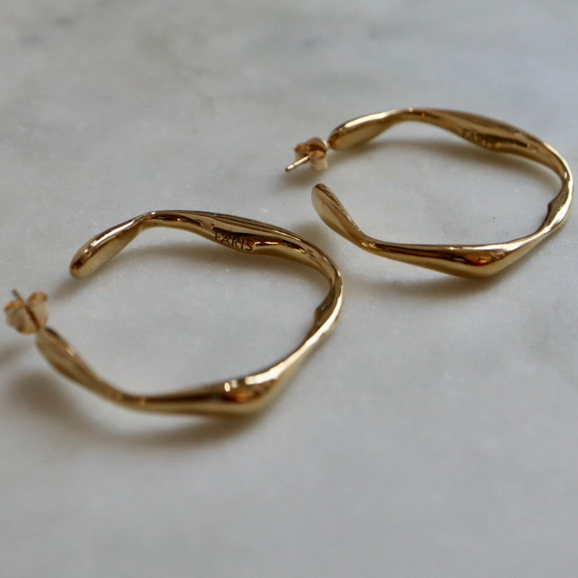 Onda Medium 1.75 inch Hoop Earrings