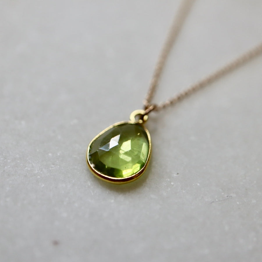 Candy Peridot Pendant Necklace