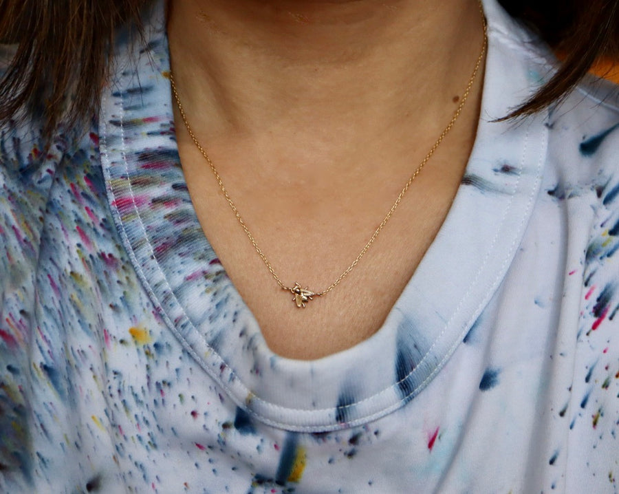 Golden Fly Necklace