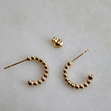 Dot Hoop Earrings