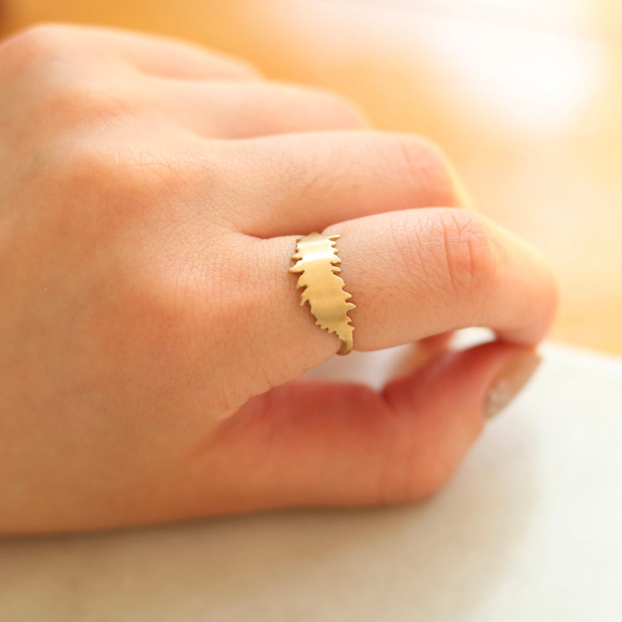 Gold Leaf Ring