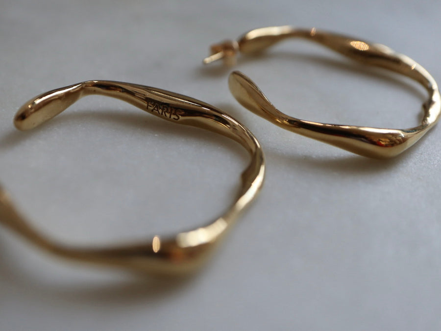 Onda Medium 1.75 inch Hoop Earrings