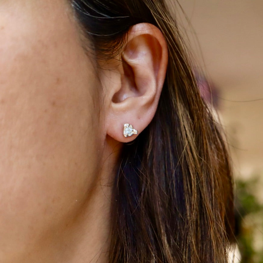 Tash Topaz Stud Earrings (Pair)