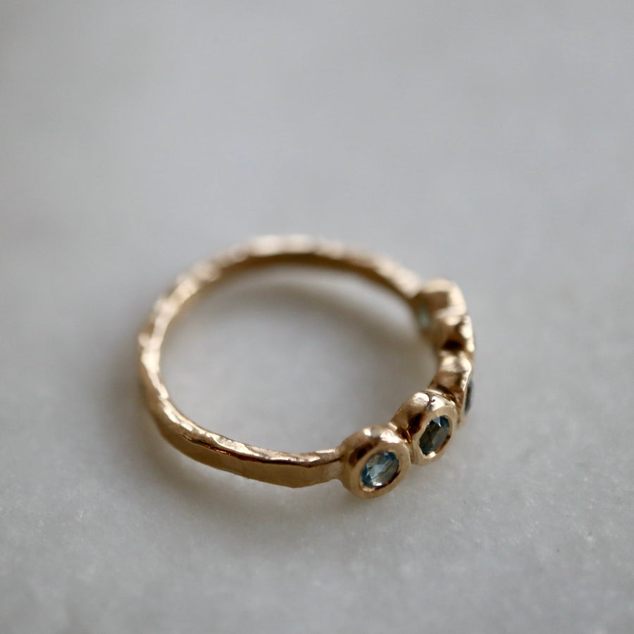 Blue Water in Pond Ring