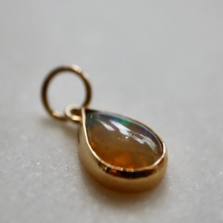 Teardrop Opal Pendant