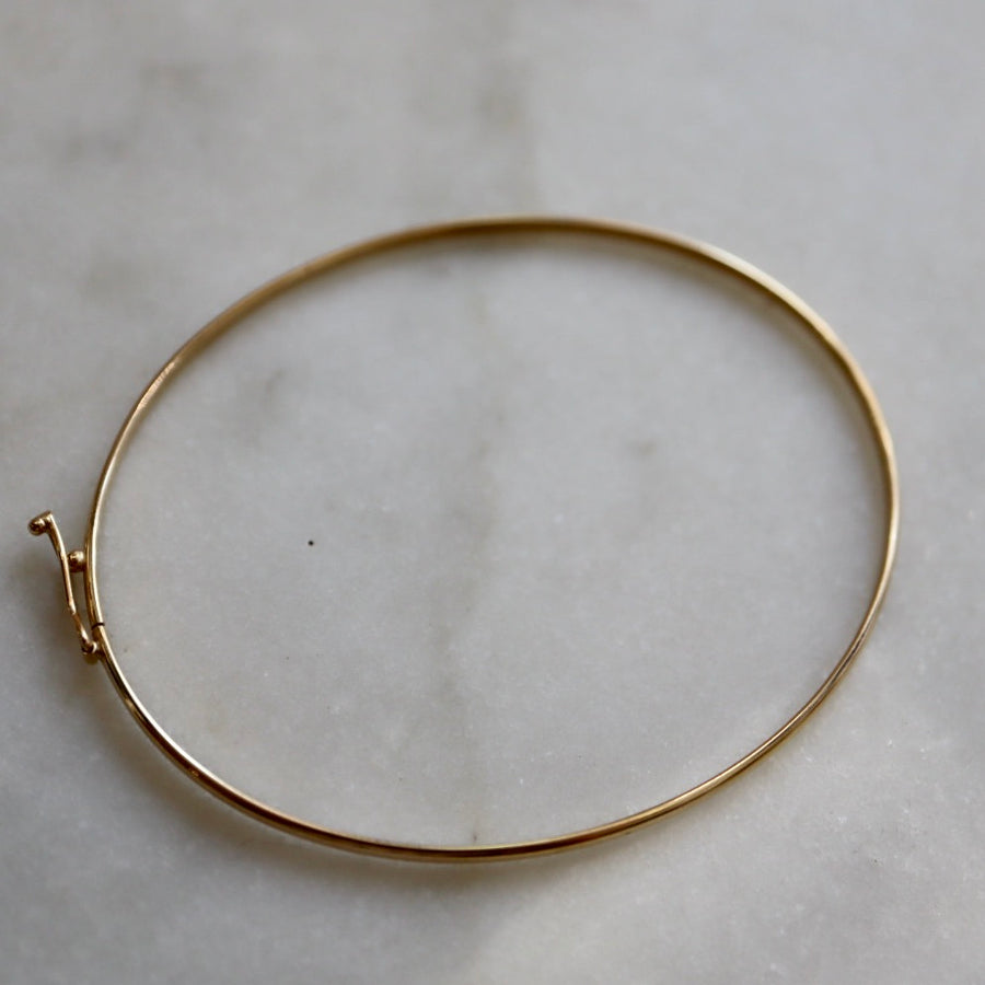 Taka 14K Yellow 1.8 mm Bangle 6 3/4