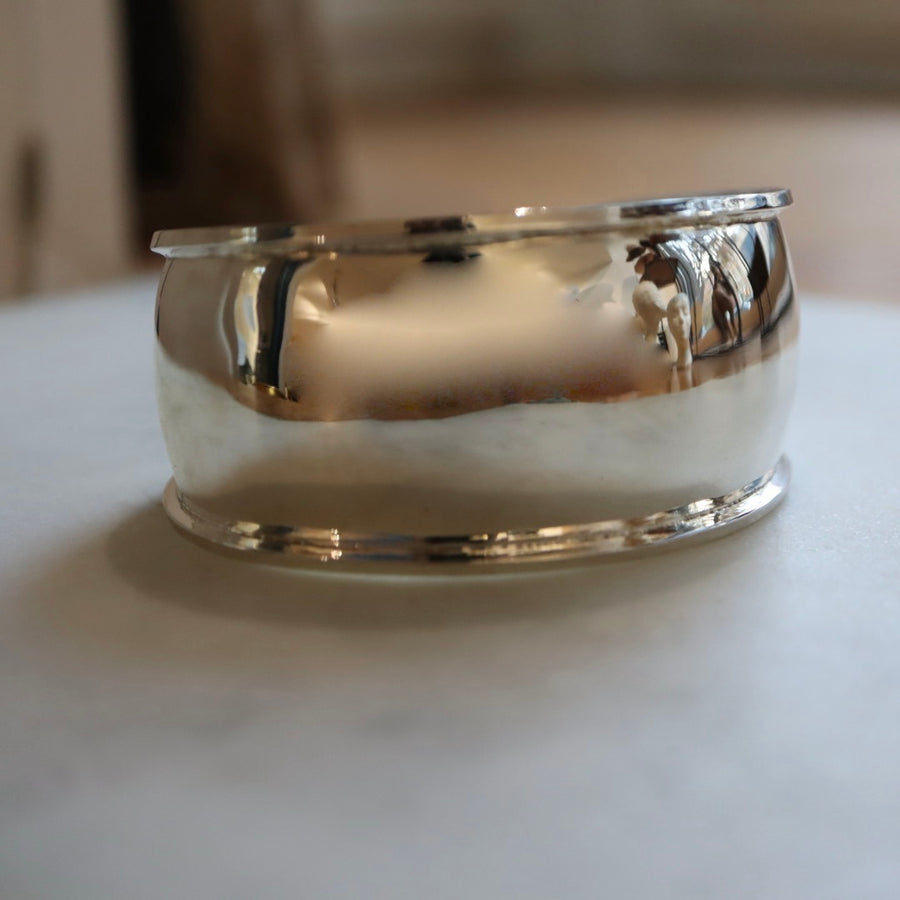 Wide Silver Cuff Bracelet