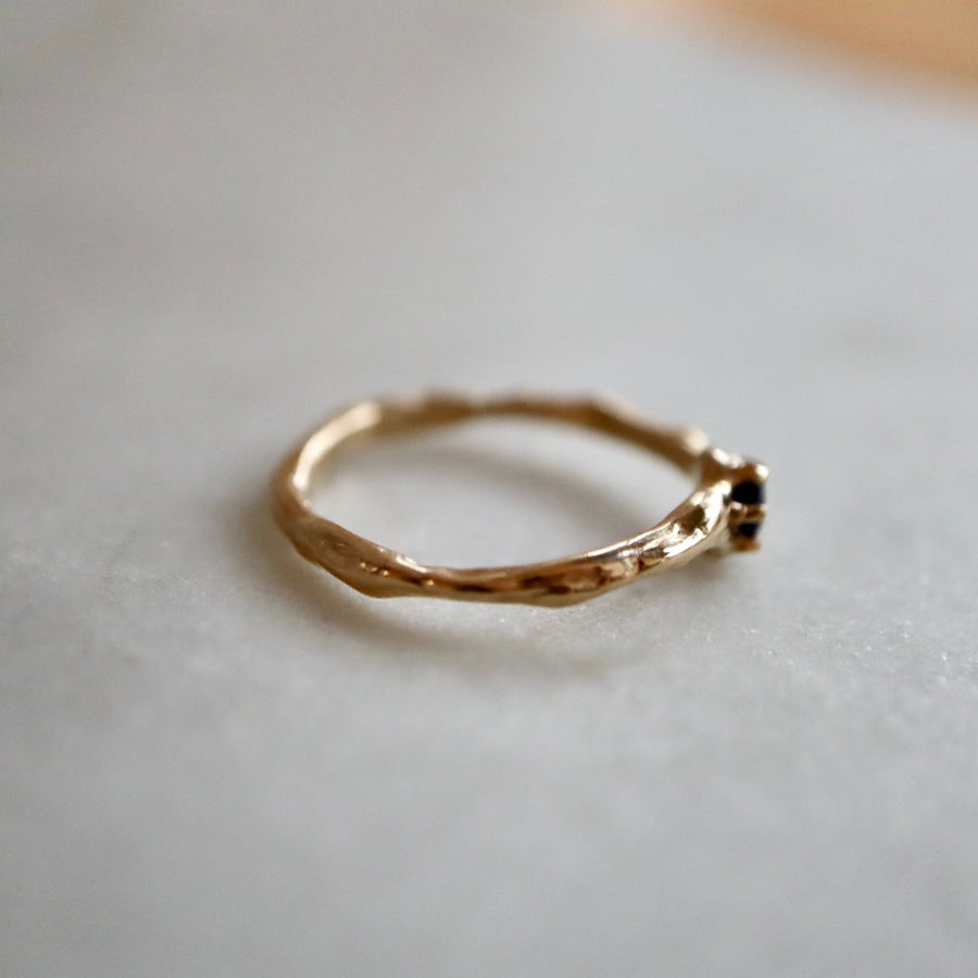 Sapphire Contrail Ring