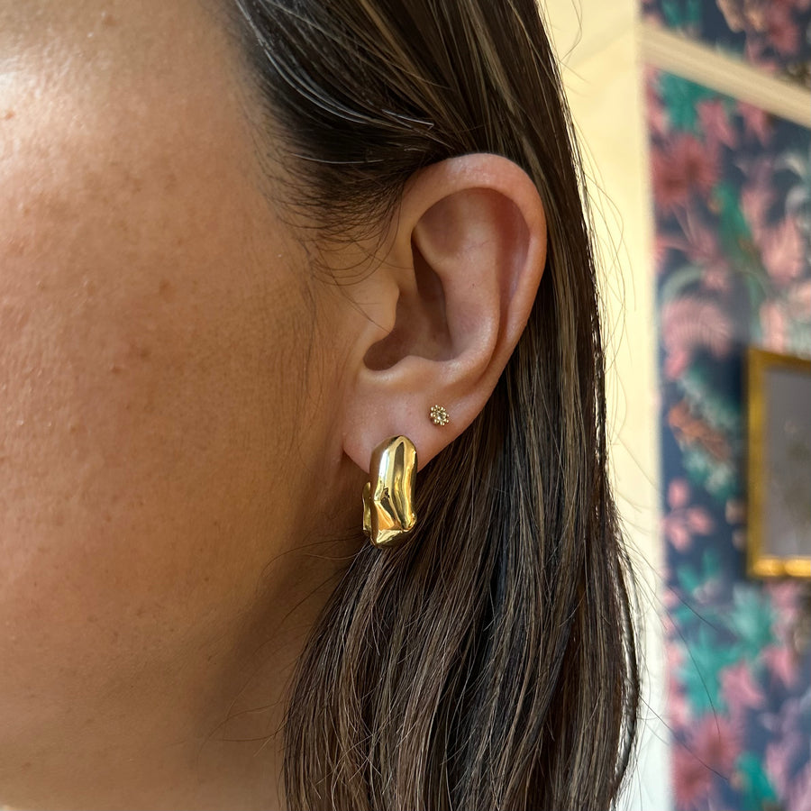 Bronze Ebi Hoop Earrings