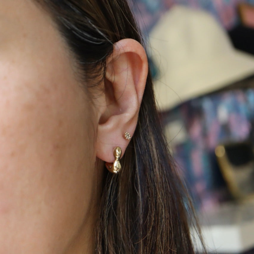 Charmelle Bronze Stud Earrings