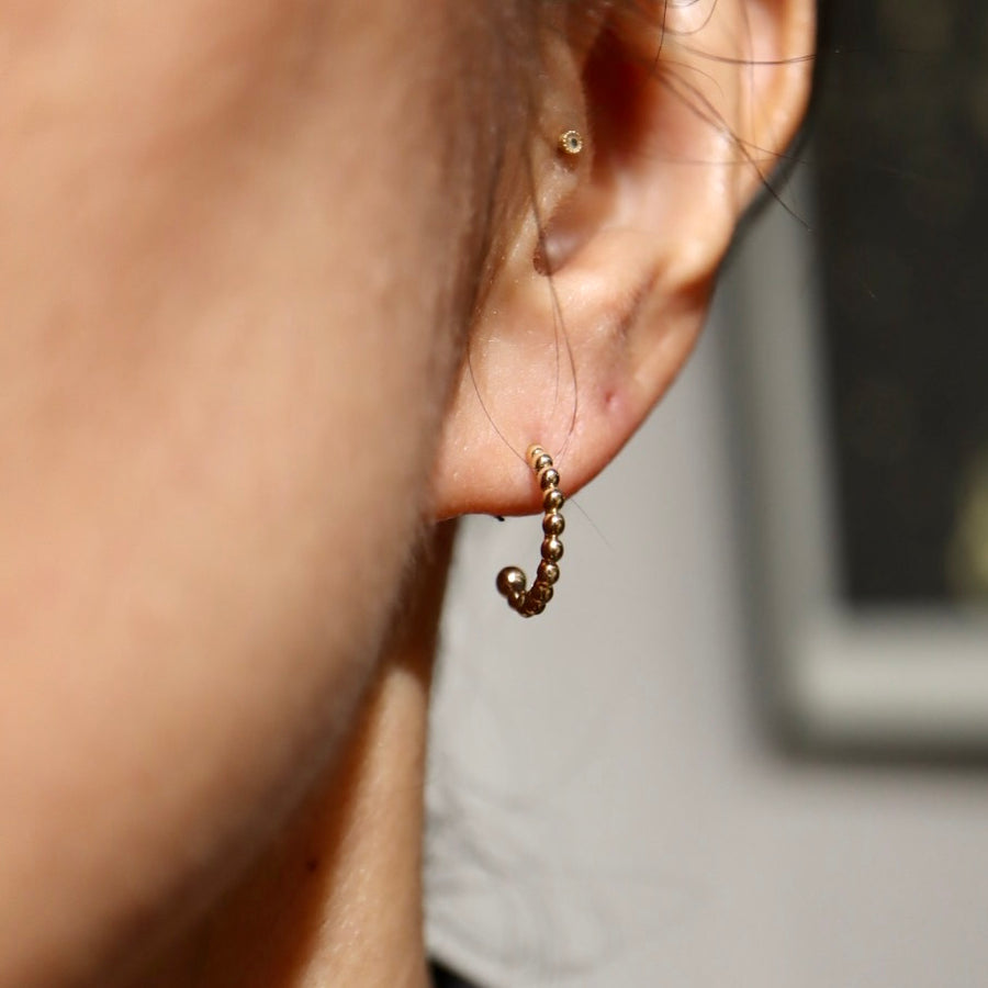 Dot Hoop Earrings