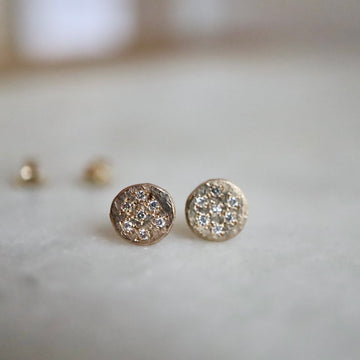 Gold Kyoto Diamond Earrings