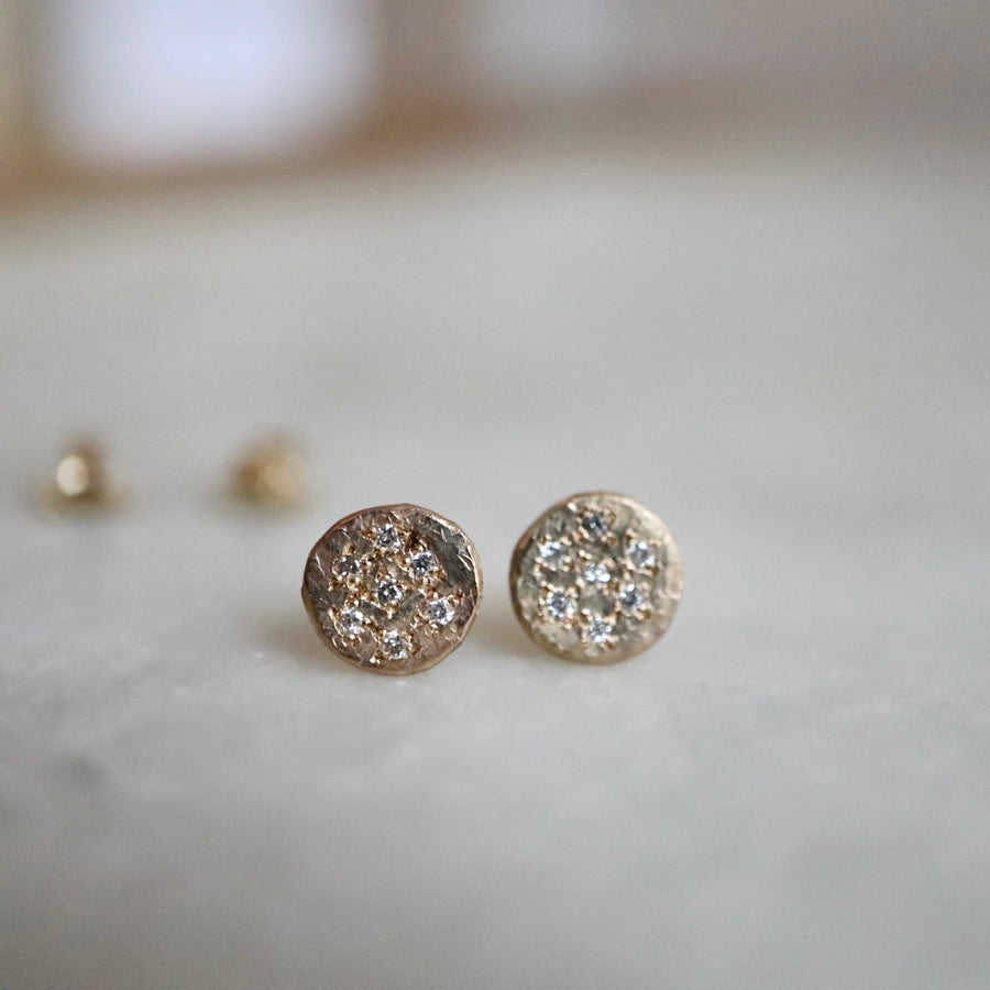 Gold Kyoto Diamond Earrings