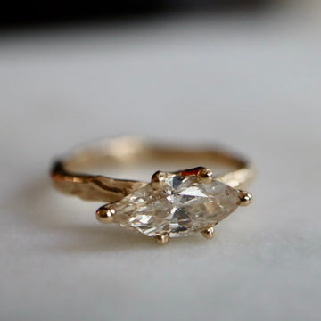 East West Marquise Diamond Ring