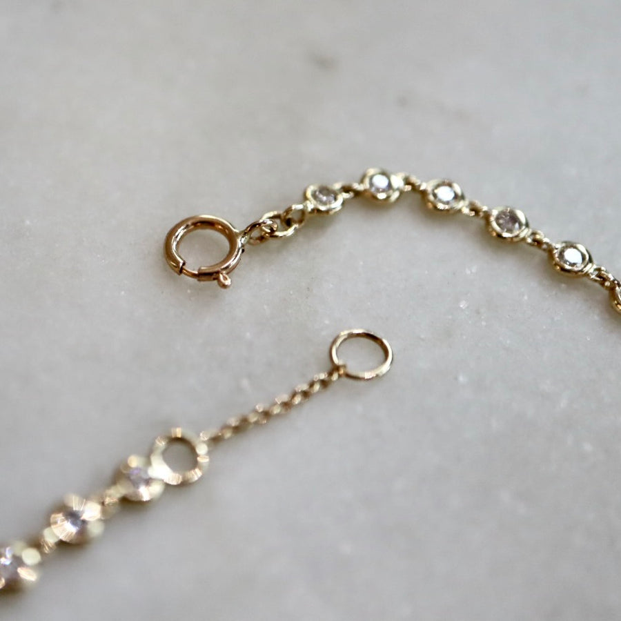 Eternity Diamond Link Bracelet