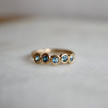 Blue Water in Pond Ring