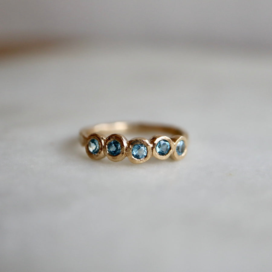 Blue Water in Pond Ring