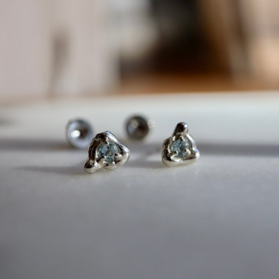 Tash Topaz Stud Earrings (Pair)