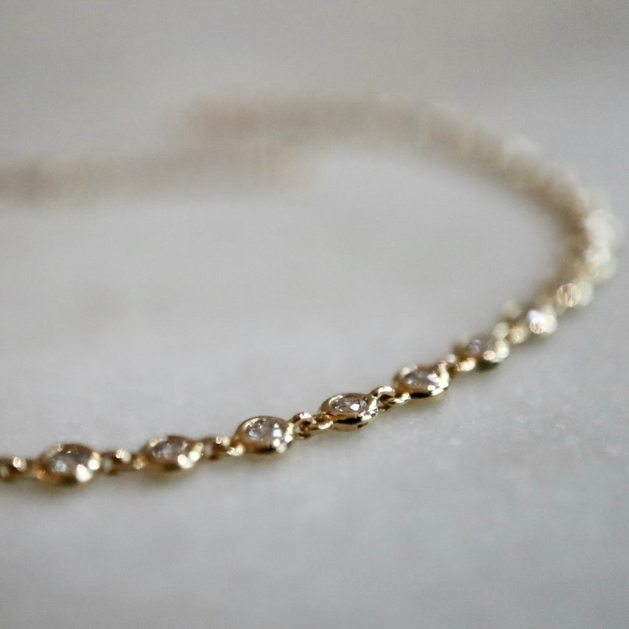 Eternity Diamond Link Bracelet