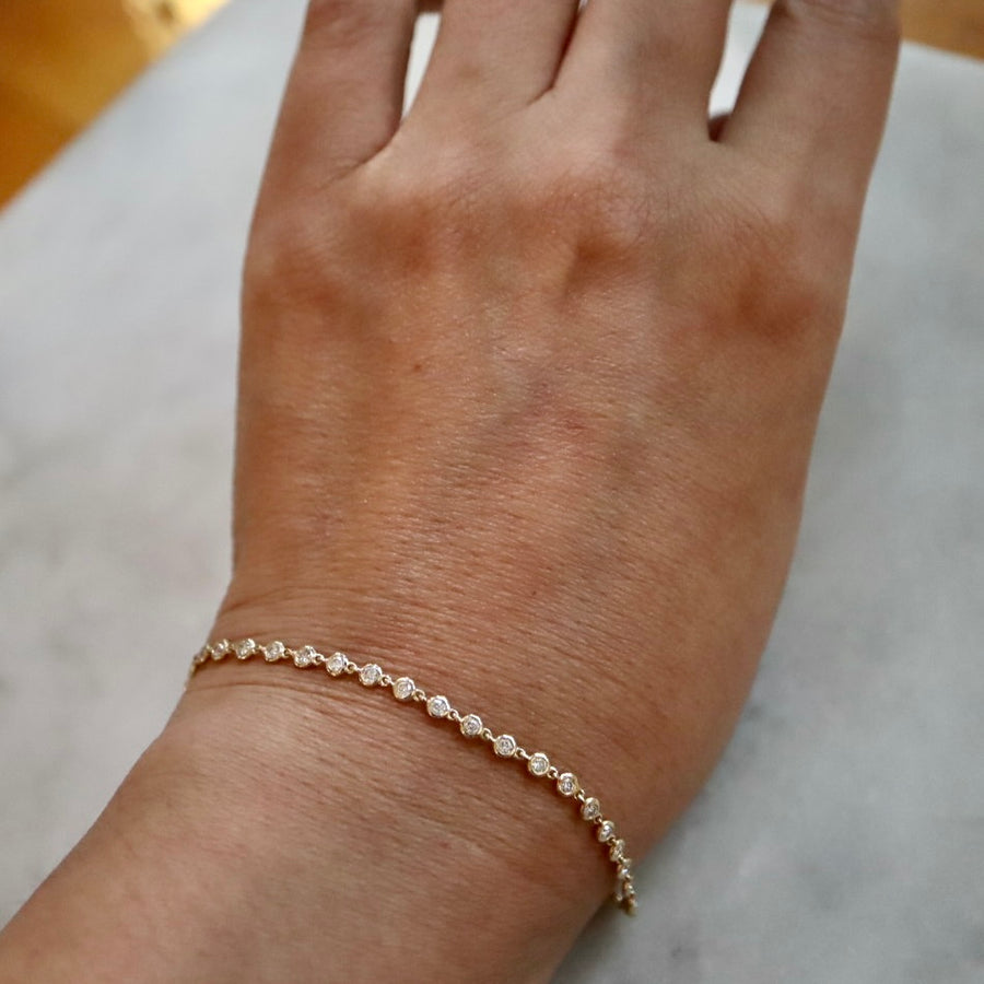 Eternity Diamond Link Bracelet