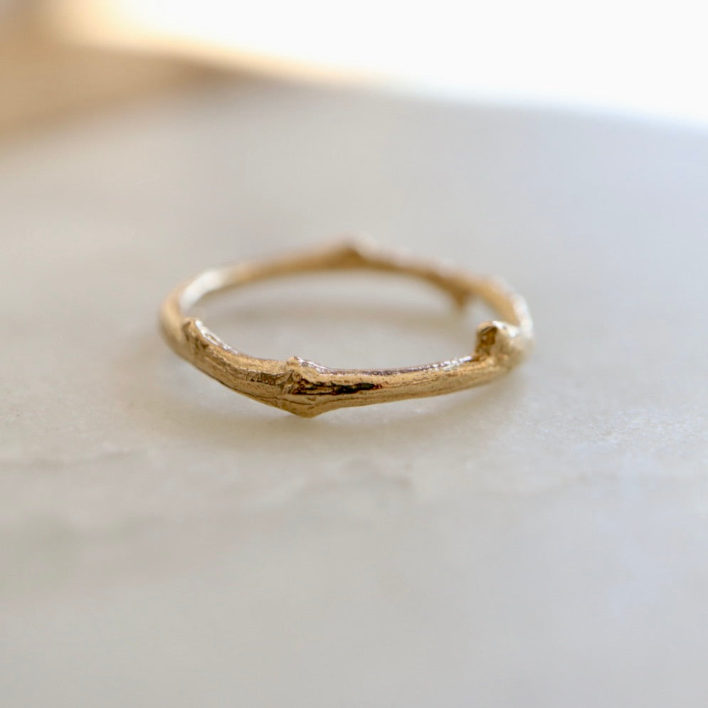 Golden Twig Ring – Written by Forest