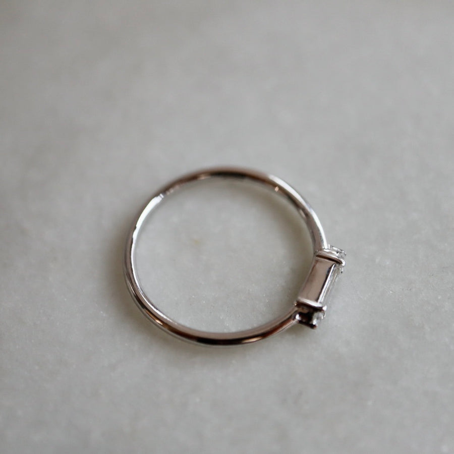 White Gold Saku Diamond Band