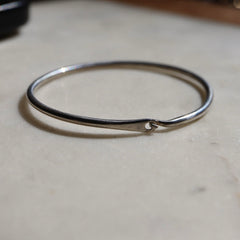 Minimalist Hook and Close Band Bracelet
