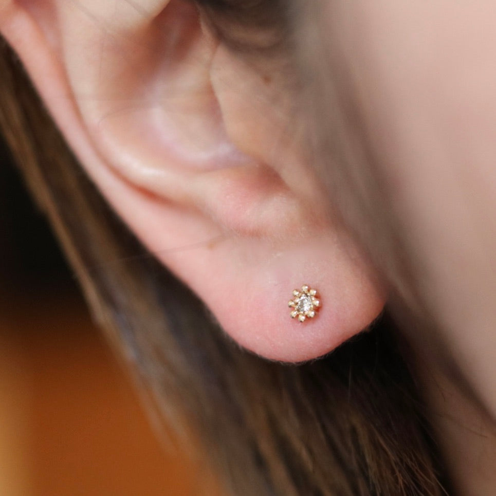 Written Daisy Diamond Earrings