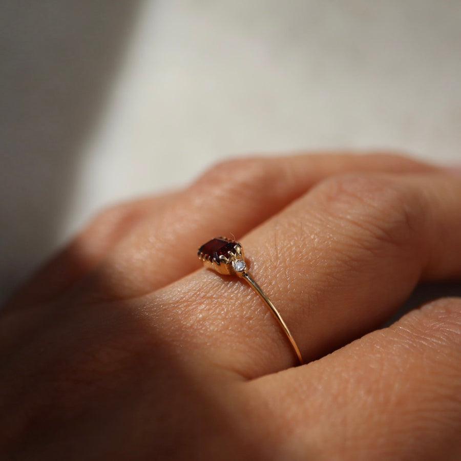 Garnet Treasure Ring