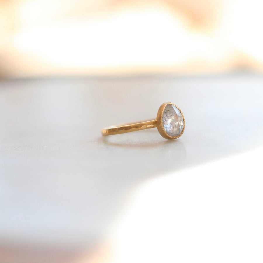 Icy Grey Diamond Ring