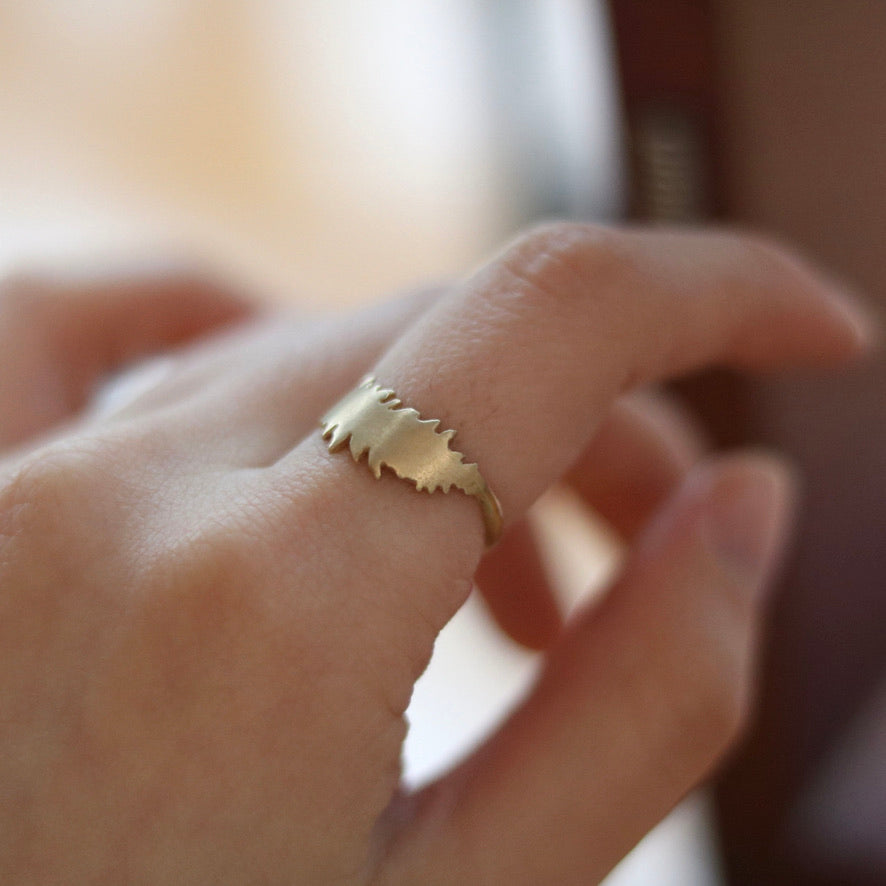 Gold Leaf Ring