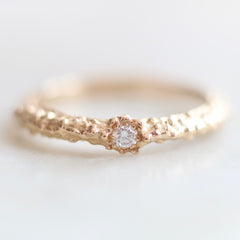 Twinkle Textured Diamond Ring