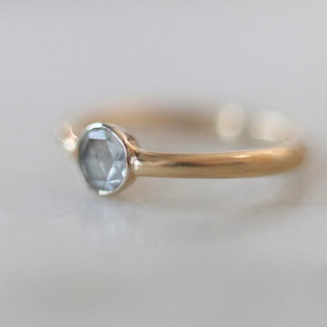 Bezel Set Rose Cut Diamond Ring