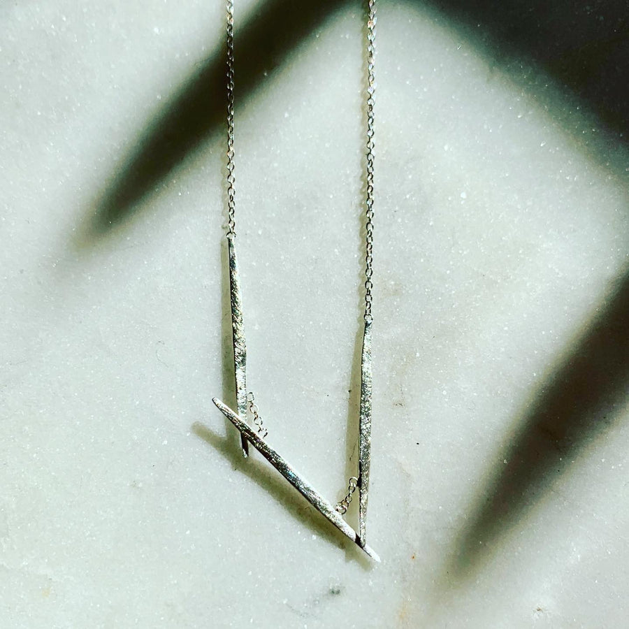 Silver Ori Zen Harmony Necklace Silver